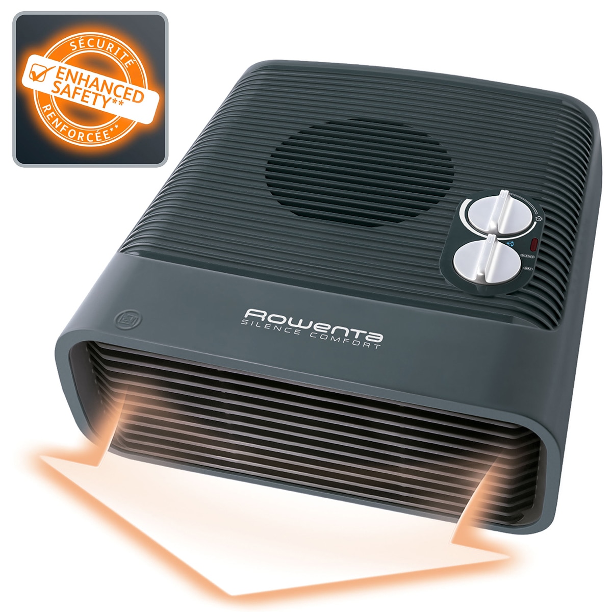 Termoventilador Rowenta SO-5015 con 3 posiciones Negro-8
