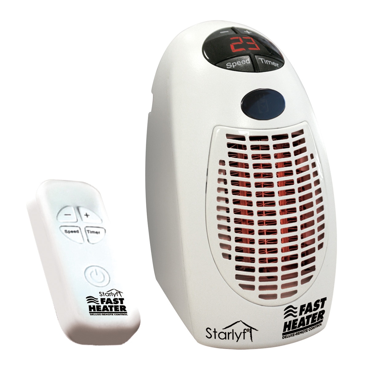 Fast Heater: el mini calefactor con mando a distancia Blanco-1
