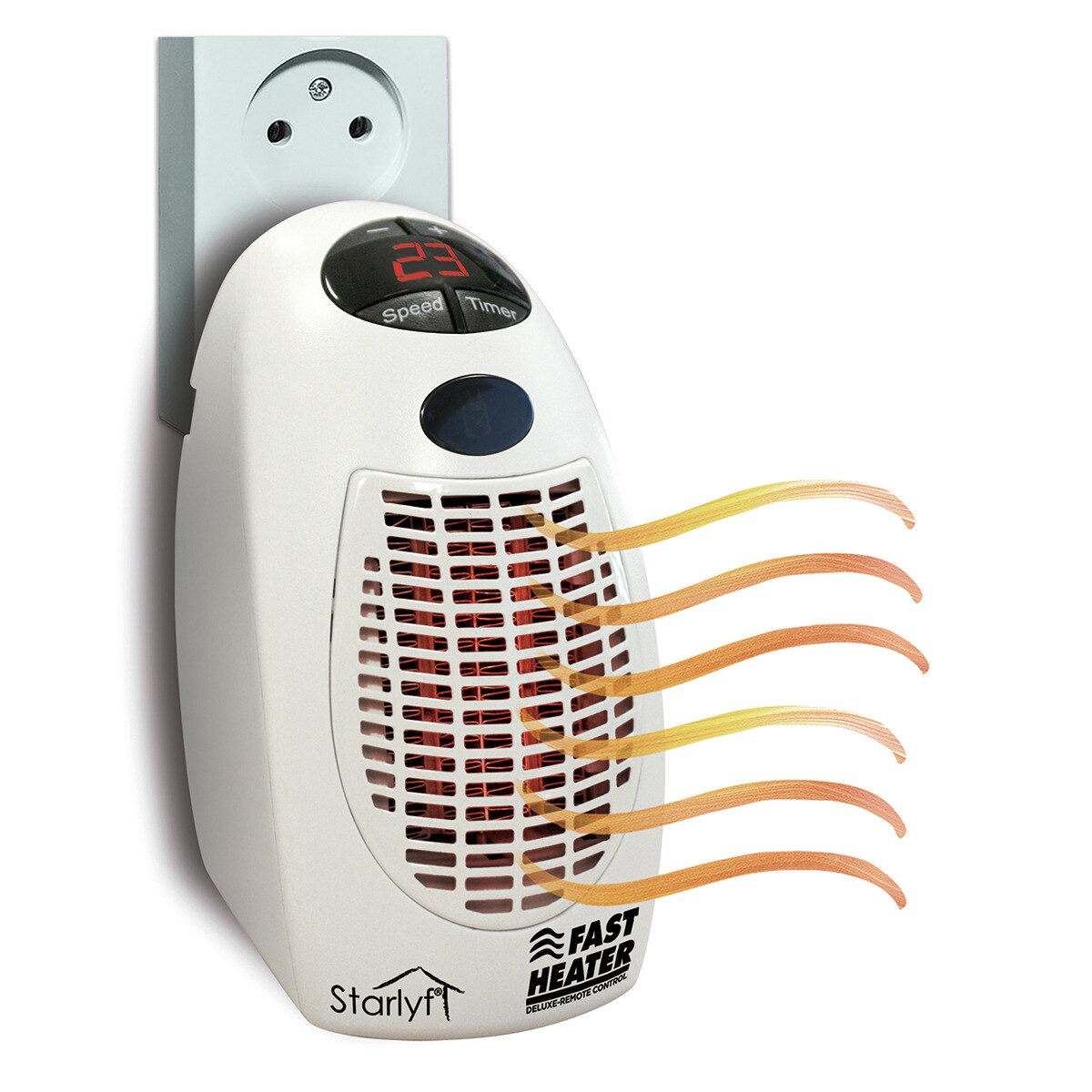 Fast Heater: el mini calefactor con mando a distancia Blanco-2