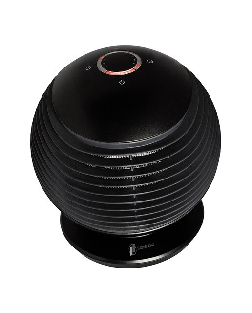 Termoventilador Haverland WOW con sistema de seguridad pata bebés - Negro Negro-2