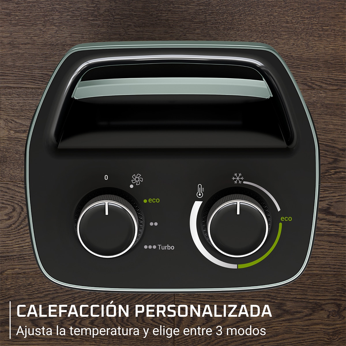 Imagen 5 de Termoventilador Rowenta Intense Comfort SO2360, 3 Niveles, Termostato, 29 dB(A) - Negro Negro