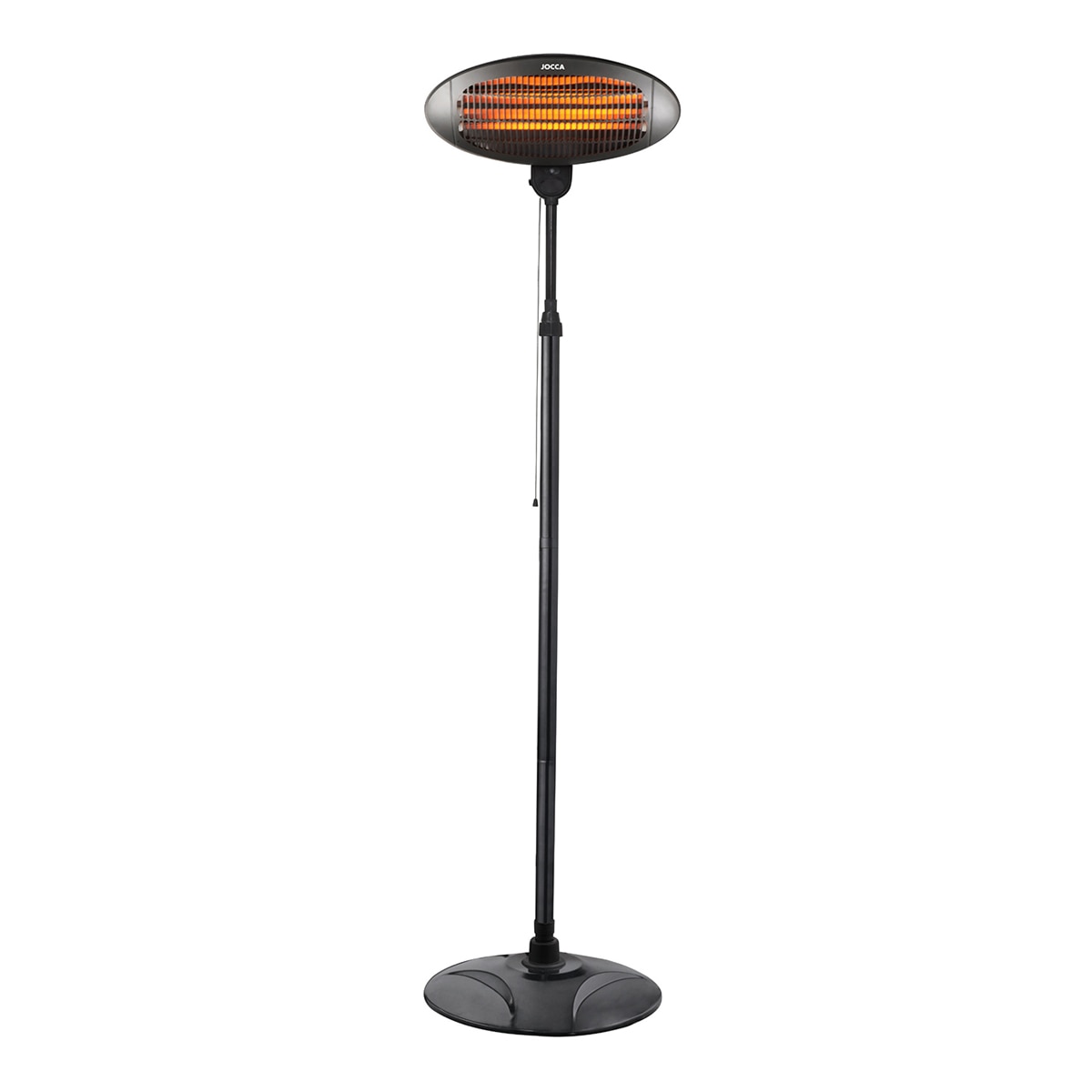 Jocca - Calefactor de Terraza Jocca 1558 halógeno de cuarzo para exterior con 3 niveles de potencia.
