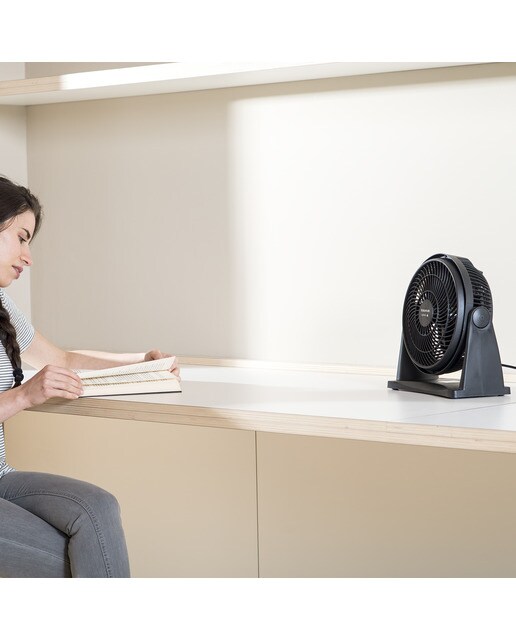 Ventilador de mesa Taurus Ice Brise Mini con 2 velocidades Negro-8