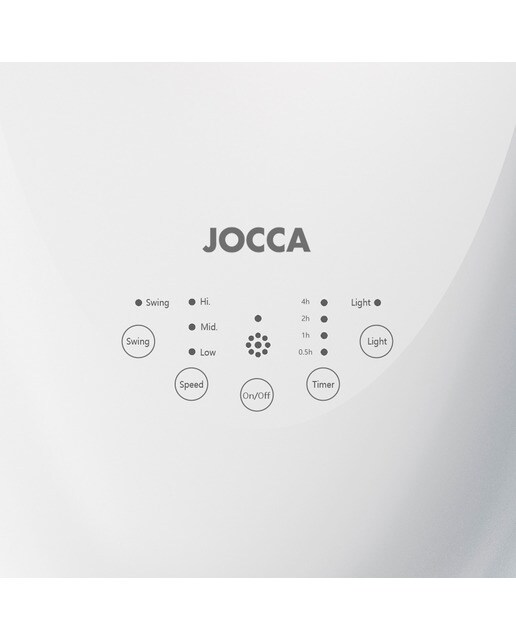 Ventilador Jocca 2357 sin aspas Blanco-4