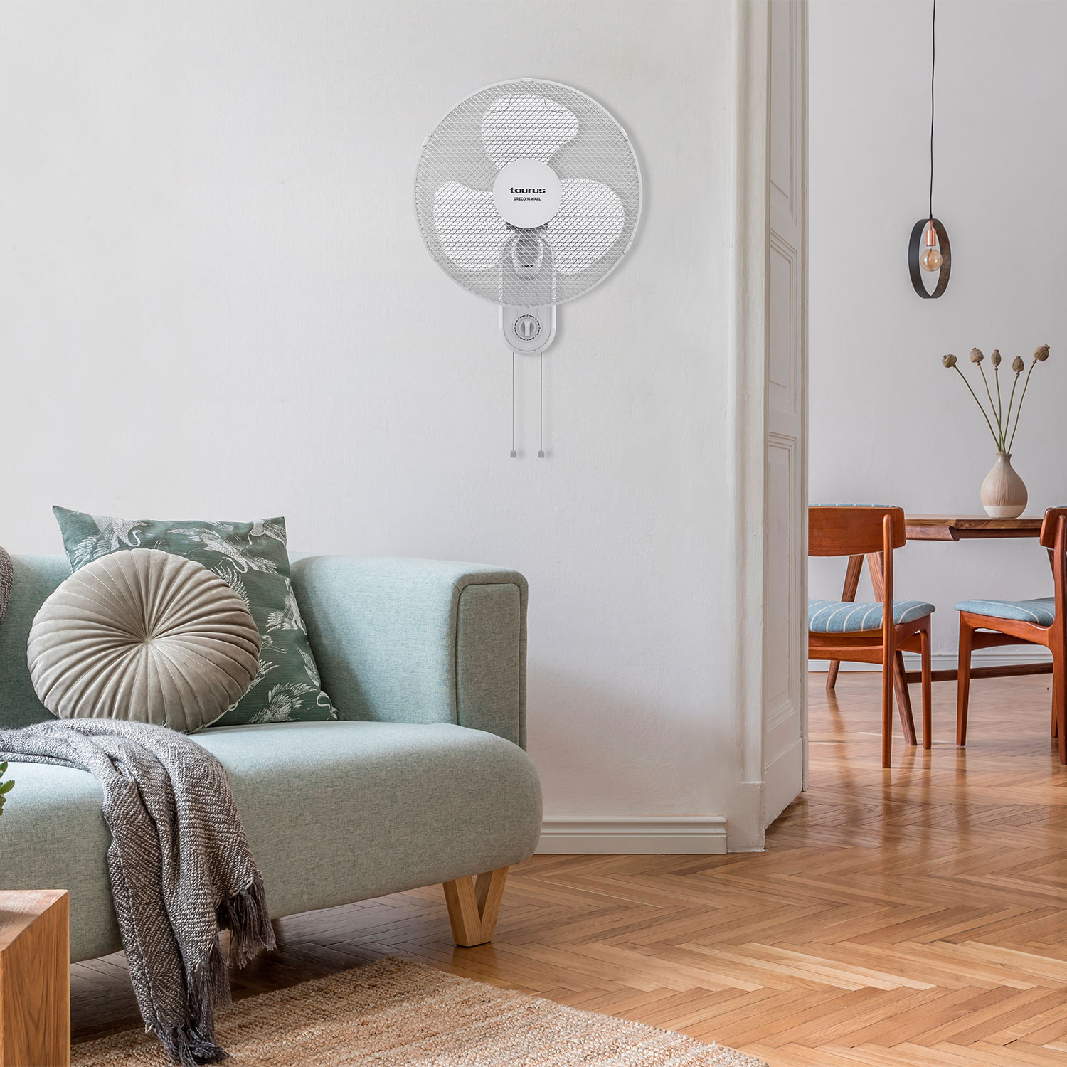 Ventilador de sobremesa Taurus Greco con 3 velocidades Blancos-4