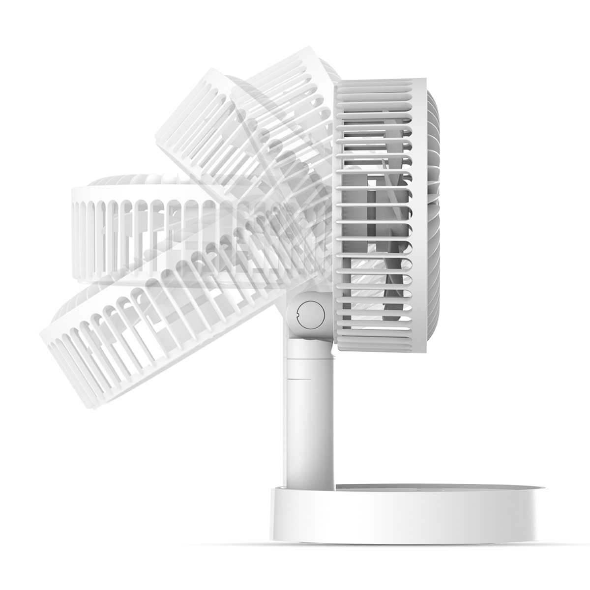 Ventilador de mesa Taurus Air Lite Fold&Go Blanco-2
