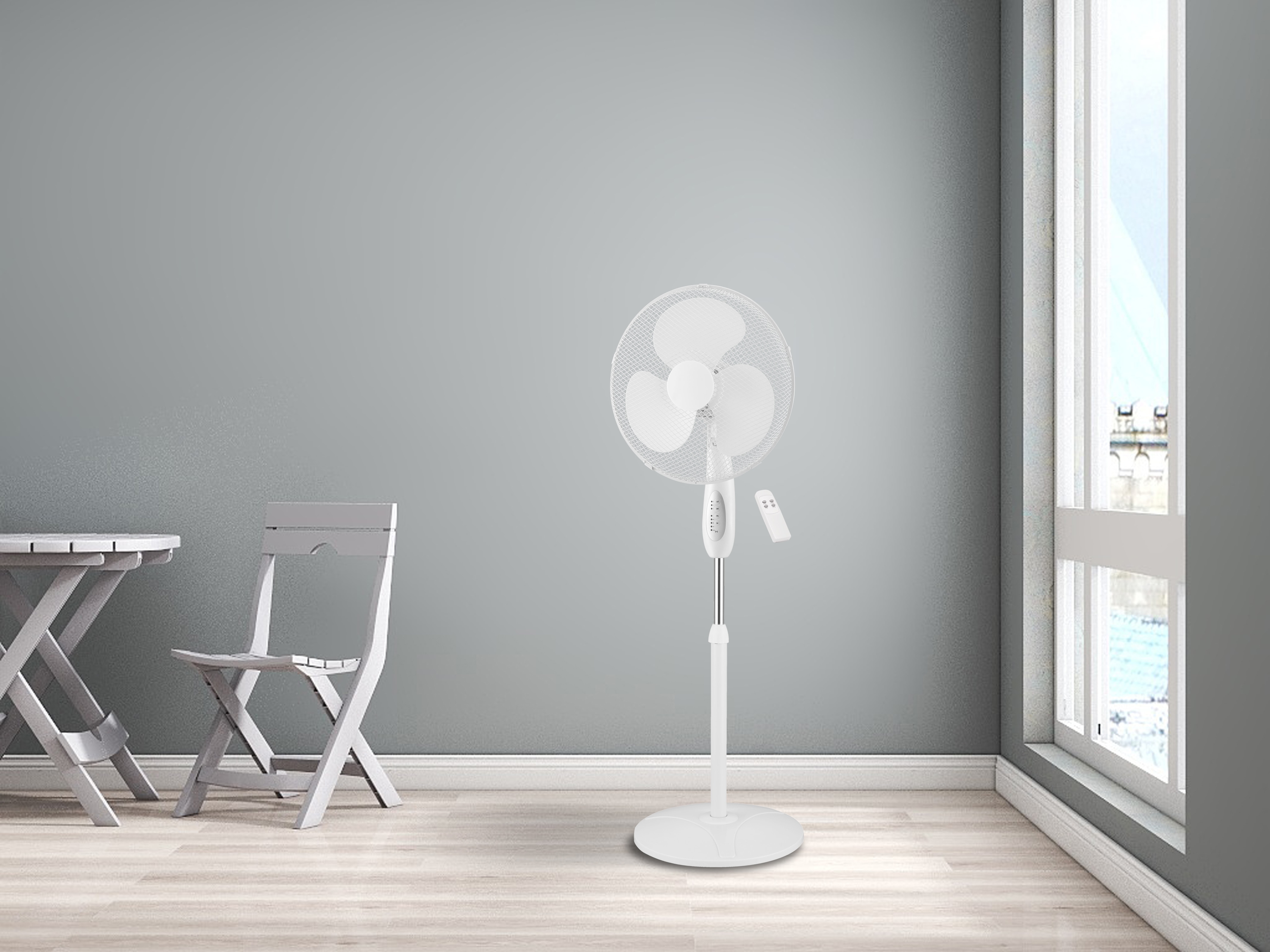 Ventilador de pie El Corte Inglés VP-40NRC con temporizador 2