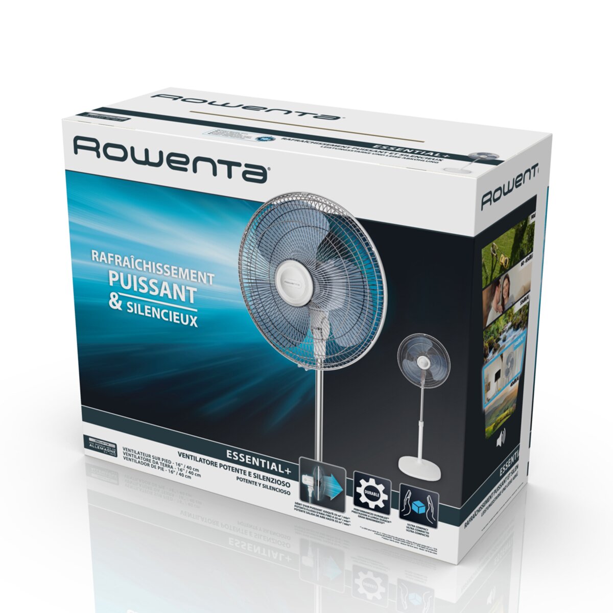 Ventilador de pie Rowenta VU4410F0 Essential + con 3 velocidades 6