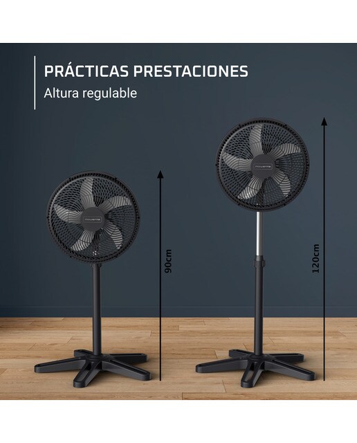 Ventilador de pie Rowenta VU3110 Turbo Essential con 3 velocidades 8