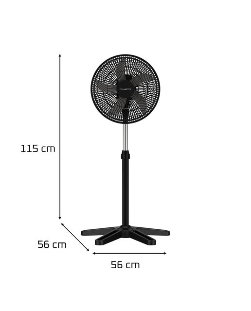 Ventilador de pie Rowenta VU3110 Turbo Essential con 3 velocidades 9
