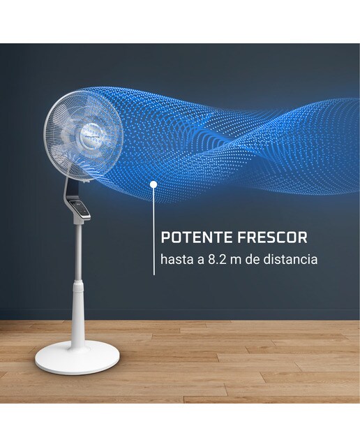 Ventilador de pie Rowenta Turbo Silence Extreme con pantalla LCD Blanco-5