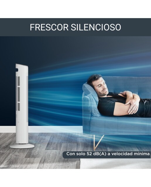 Coluna de Ar Rowenta VU6871 Eole Ultra de 40 W e de 3 Velocidades - Branco Branco-2