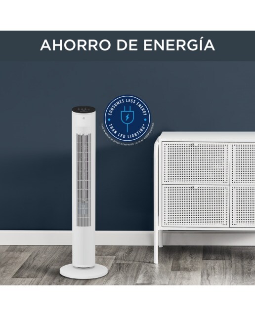 Coluna de Ar Rowenta VU6871 Eole Ultra de 40 W e de 3 Velocidades - Branco Branco-3