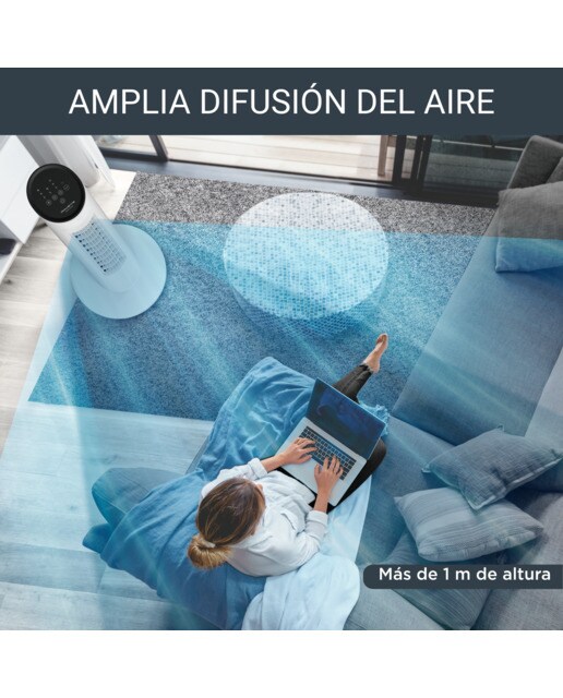 Coluna de Ar Rowenta VU6871 Eole Ultra de 40 W e de 3 Velocidades - Branco Branco-5