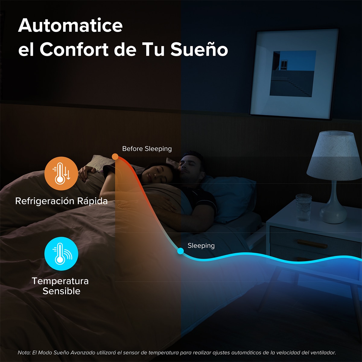 Ventilador de torre Levoit TempSense 36 Pro con tecnología Vortexair Negro-6