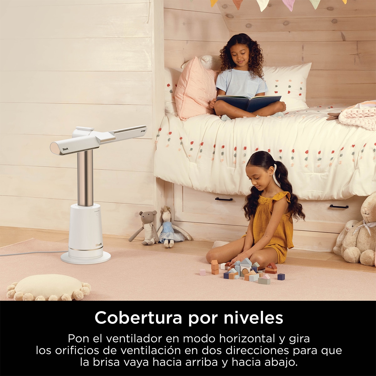 Ventilador de sobremesa Shark Turboblade sin aspas Blanco-9