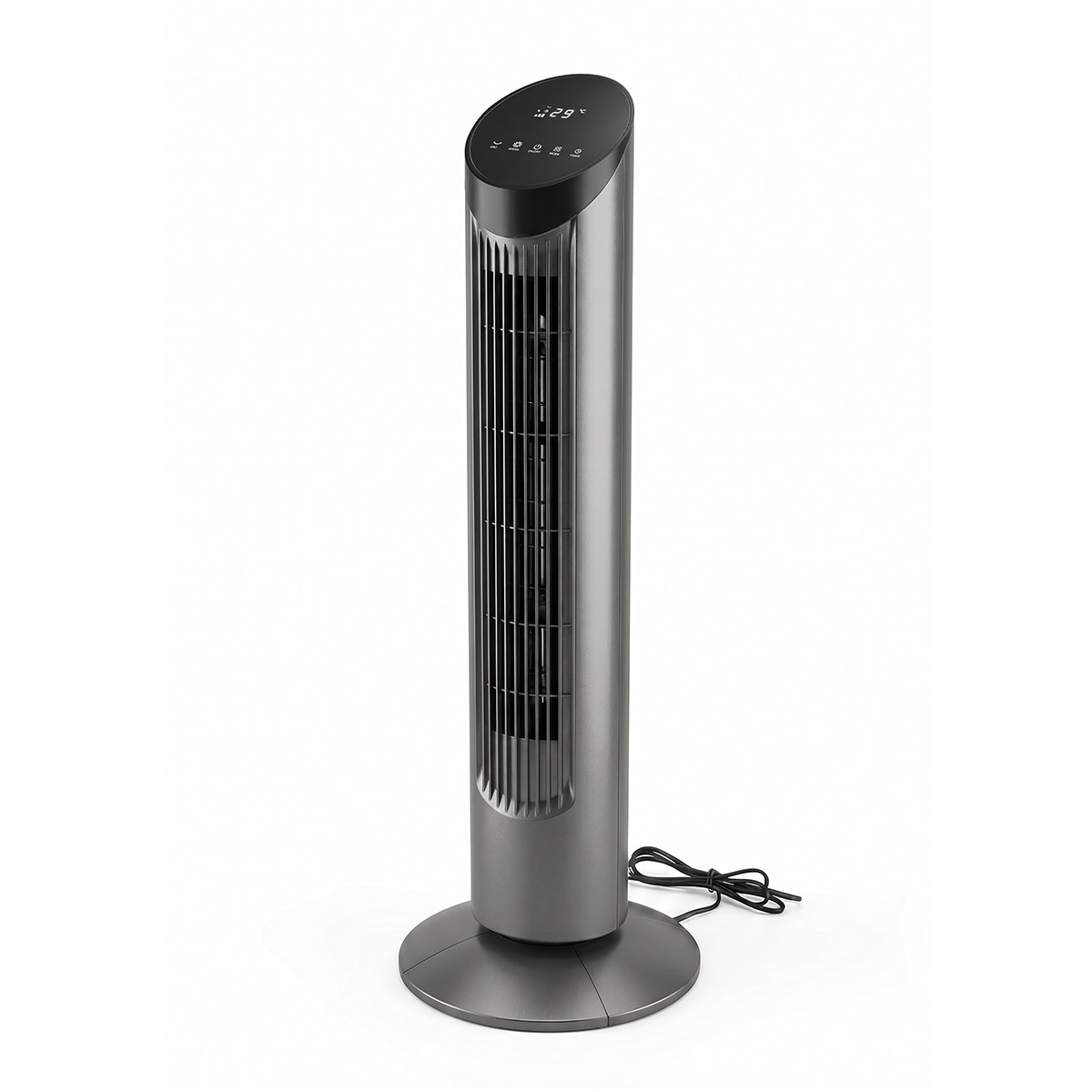 Ventilador de torre El Corte Inglés Punta Cana con 3 velocidades Negro-2