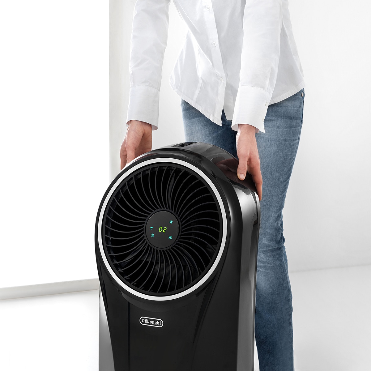 Climatizador evaporativo De'Longhi EV250.BK con ionizador y filtro anti polvo Negro-6