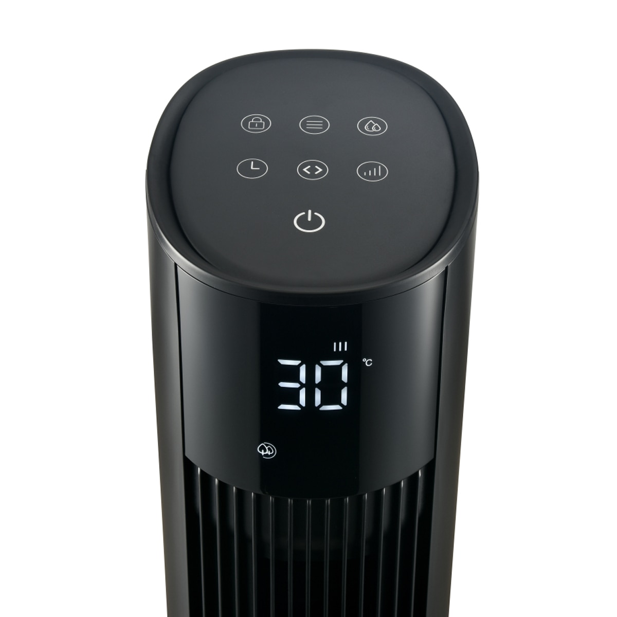 Climatizador evaporativo El Corte Inglés oscilante Negro-2