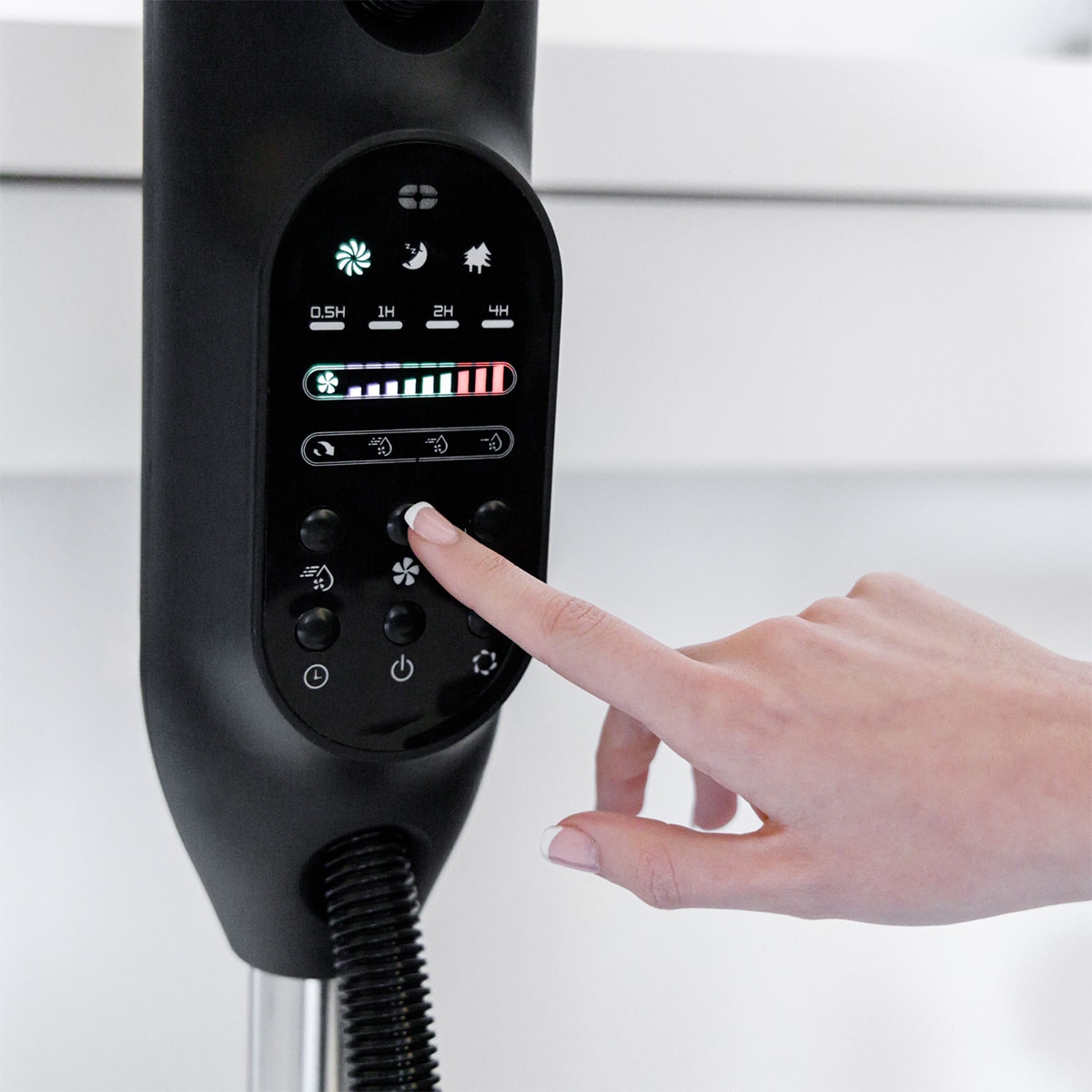 Ventilador de pie con nebulizador Taurus Airbrume 2500 Negro-5