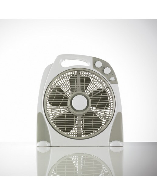Ventoinha El Corte Inglés Box Fan VB-209 com 3 Velocidades Branco-3