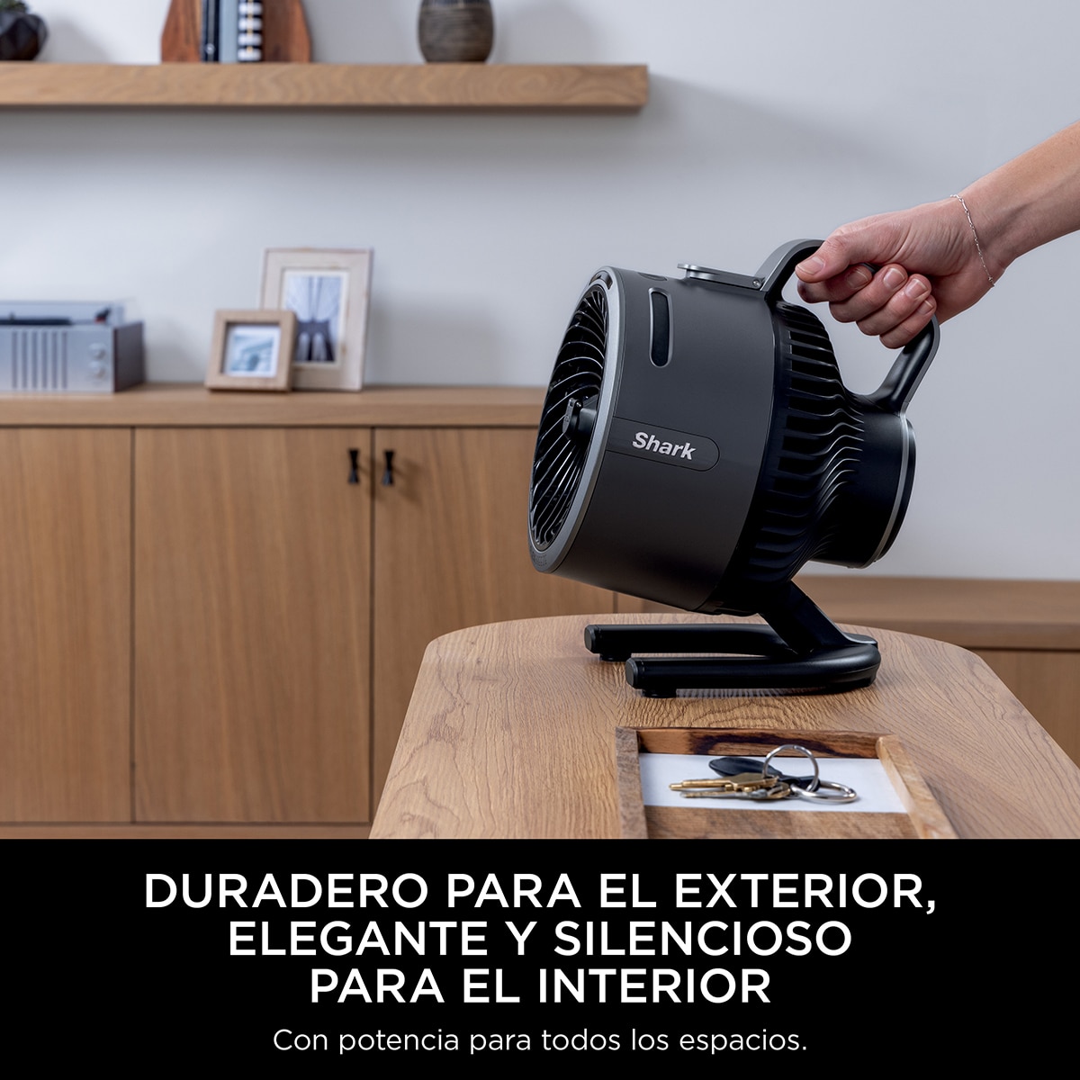Ventilador de sobremesa Shark Flexibreeze interior / exterior Gris oscuro-5