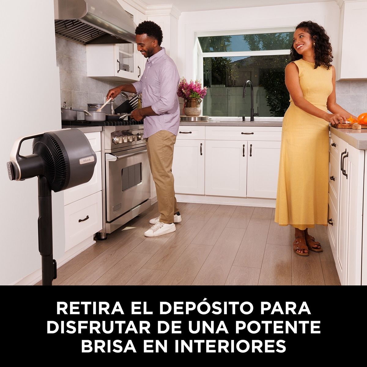 Ventilador portátil Shark Flexibreeze Go Gris-18