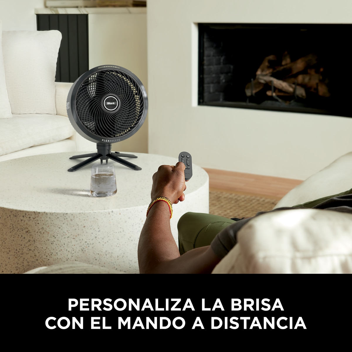 Ventilador portátil Shark Flexibreeze Go Gris-20