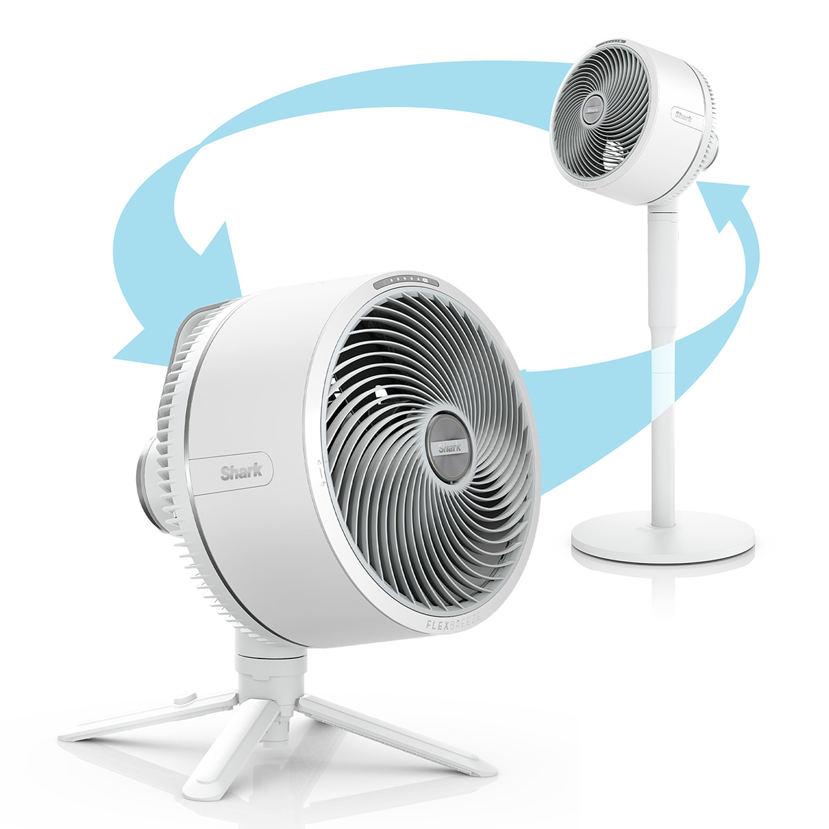 Ventilador de sobremesa Shark Flexibreeze con Tecnología CoolConect Gris-7