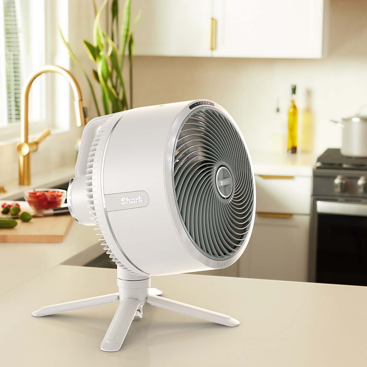 Ventilador de sobremesa Shark Flexibreeze con Tecnología CoolConect Gris-9