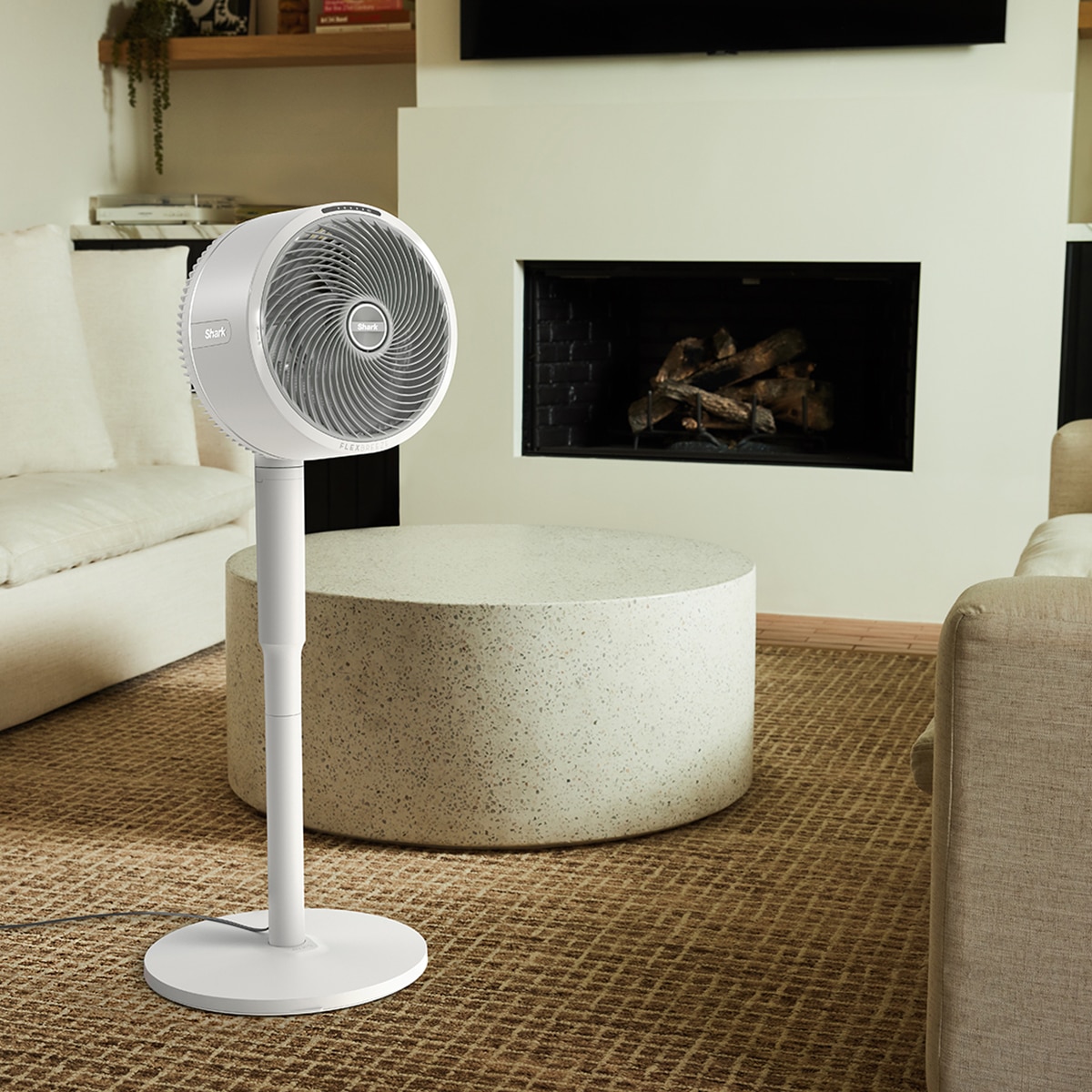 Ventilador de sobremesa Shark Flexibreeze con Tecnología CoolConect Gris-11