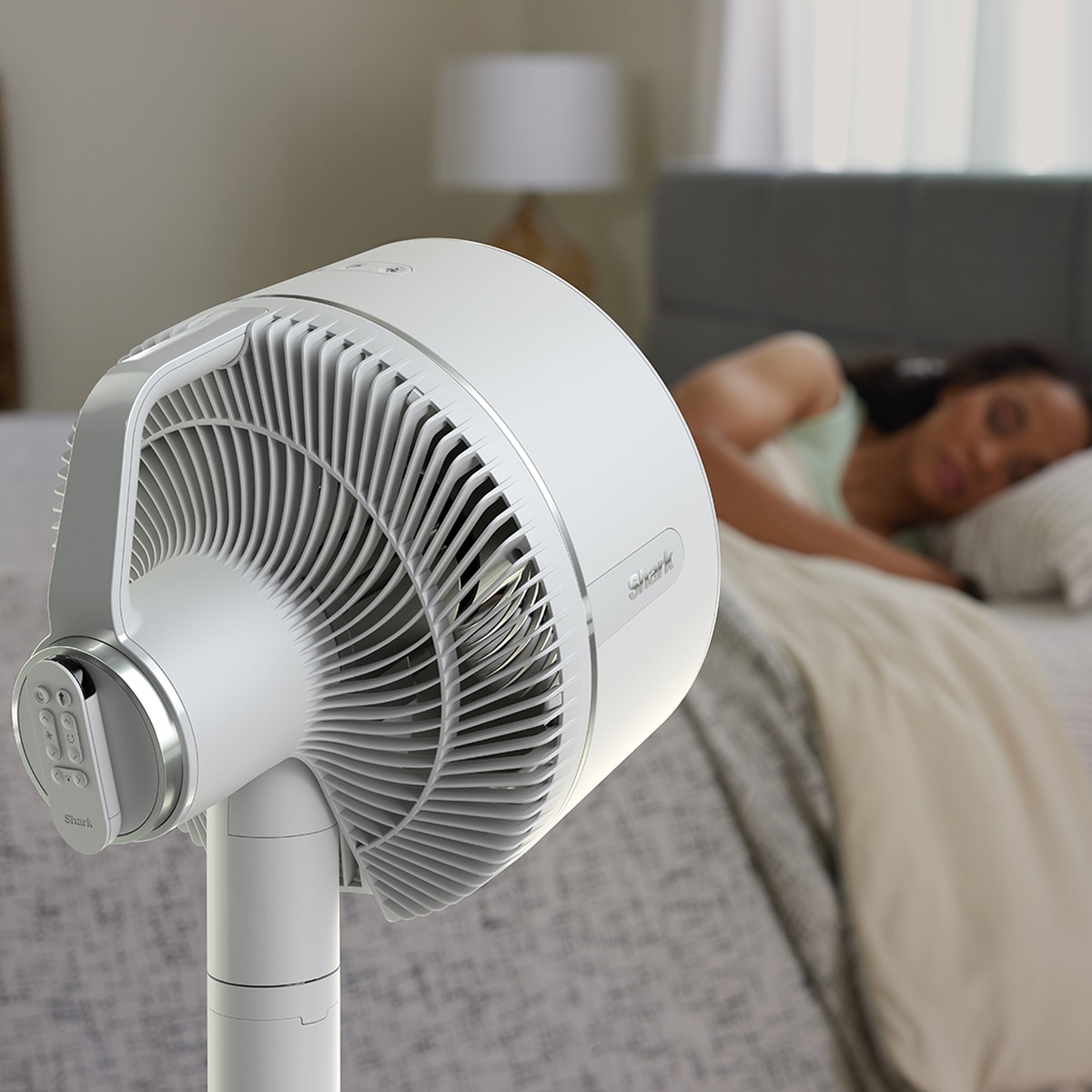 Ventilador de sobremesa Shark Flexibreeze con Tecnología CoolConect Gris-18