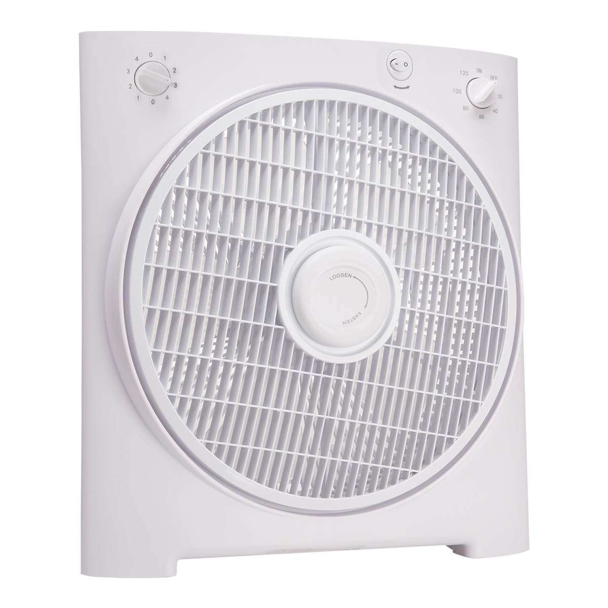 Ventilador de sobremesa El Corte Inglés TX-1211B-2 con 4 velocidades Blanco-2