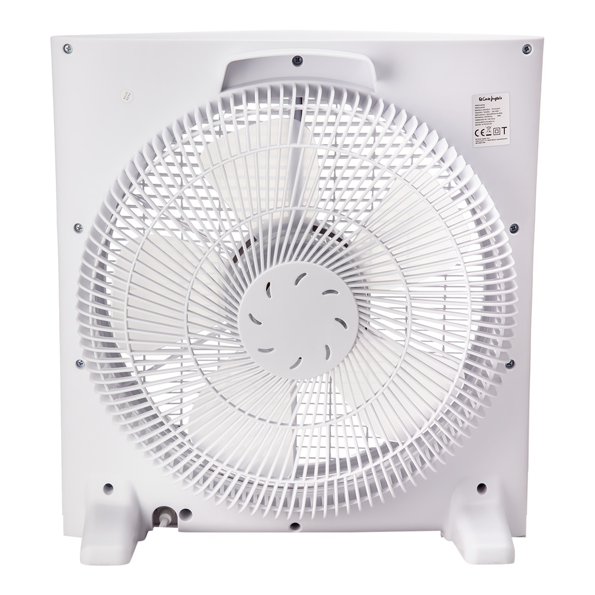 Ventilador de sobremesa El Corte Inglés TX-1211B-2 con 4 velocidades Blanco-3