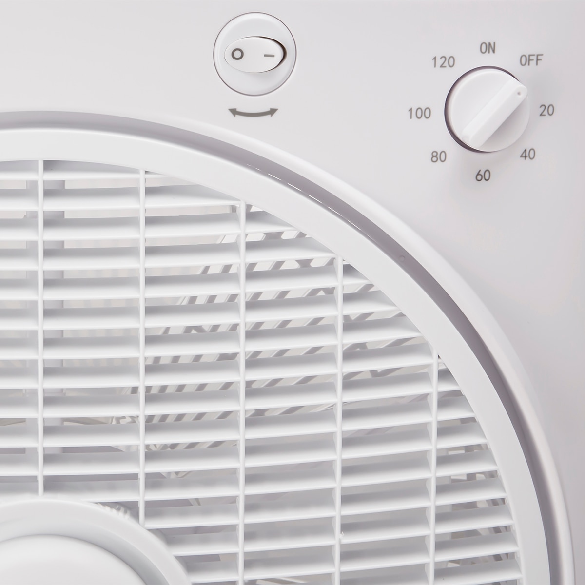 Ventilador de sobremesa El Corte Inglés TX-1211B-2 con 4 velocidades Blanco-7