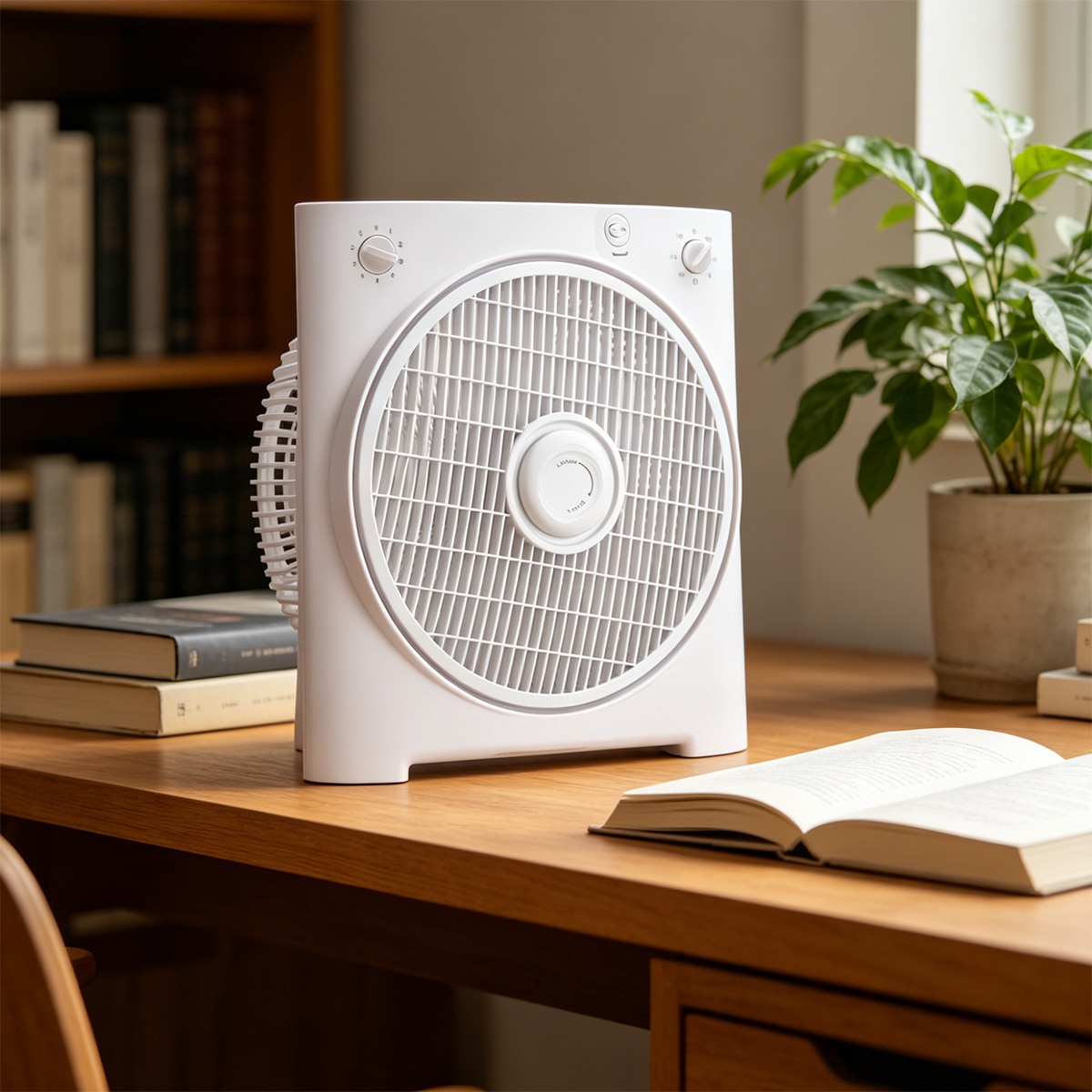 Ventilador de sobremesa El Corte Inglés TX-1211B-2 con 4 velocidades Blanco-8