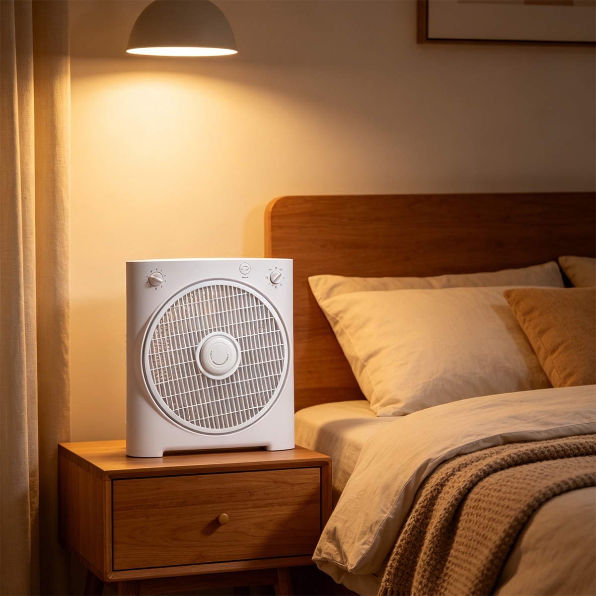 Ventilador de sobremesa El Corte Inglés TX-1211B-2 con 4 velocidades Blanco-9
