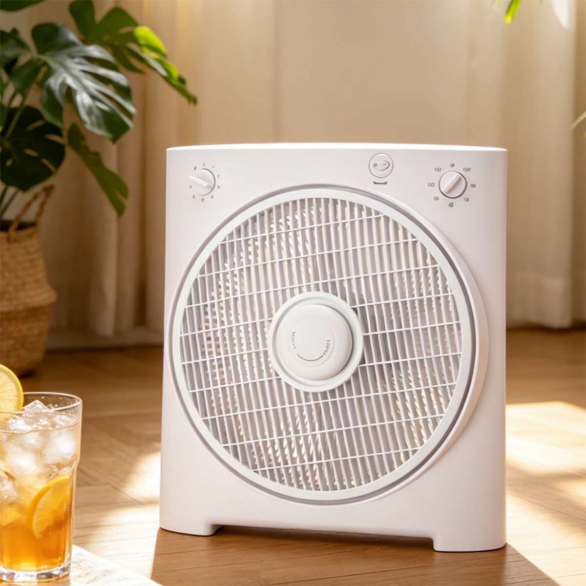 Ventilador de sobremesa El Corte Inglés TX-1211B-2 con 4 velocidades Blanco-10