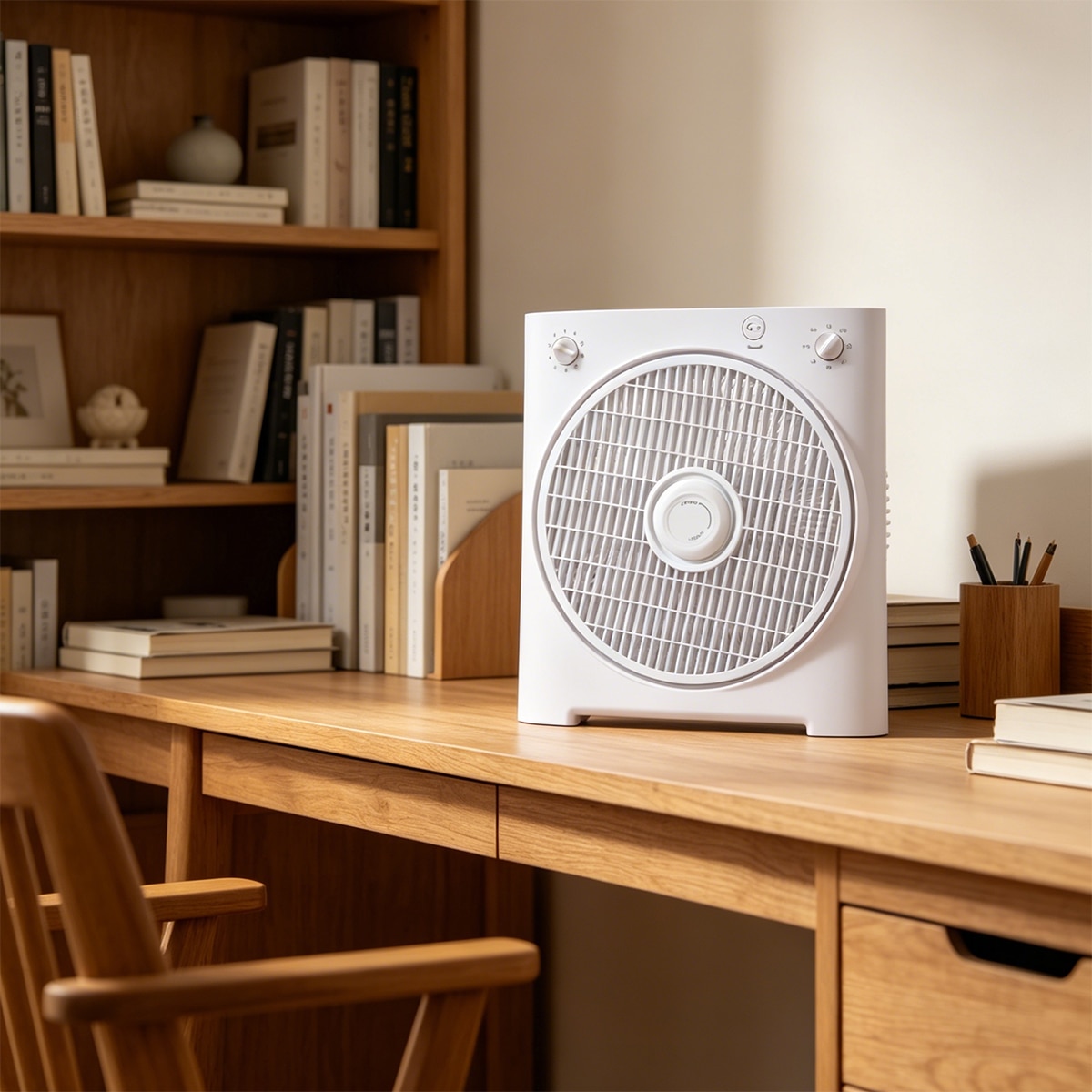 Ventilador de sobremesa El Corte Inglés TX-1211B-2 con 4 velocidades Blanco-12