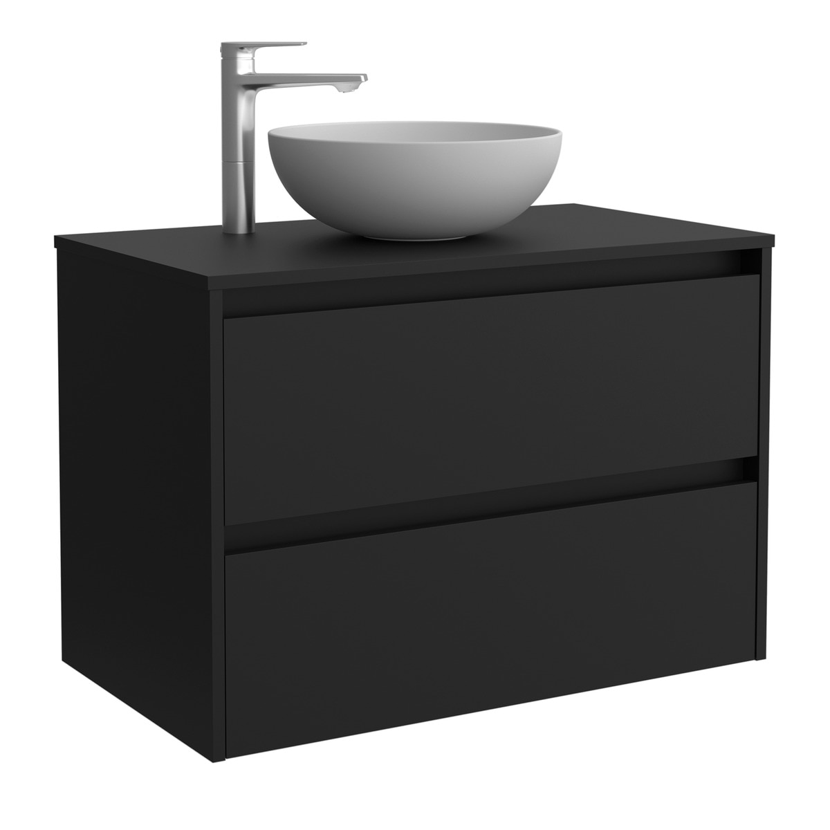 Salgar - Mueble de baño con 2 cajones para lavabo de sobre encimera Noja Salgar.