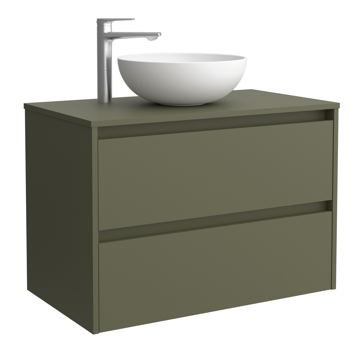 Salgar - Mueble de baño con 2 cajones para lavabo de sobre encimera Noja Salgar.
