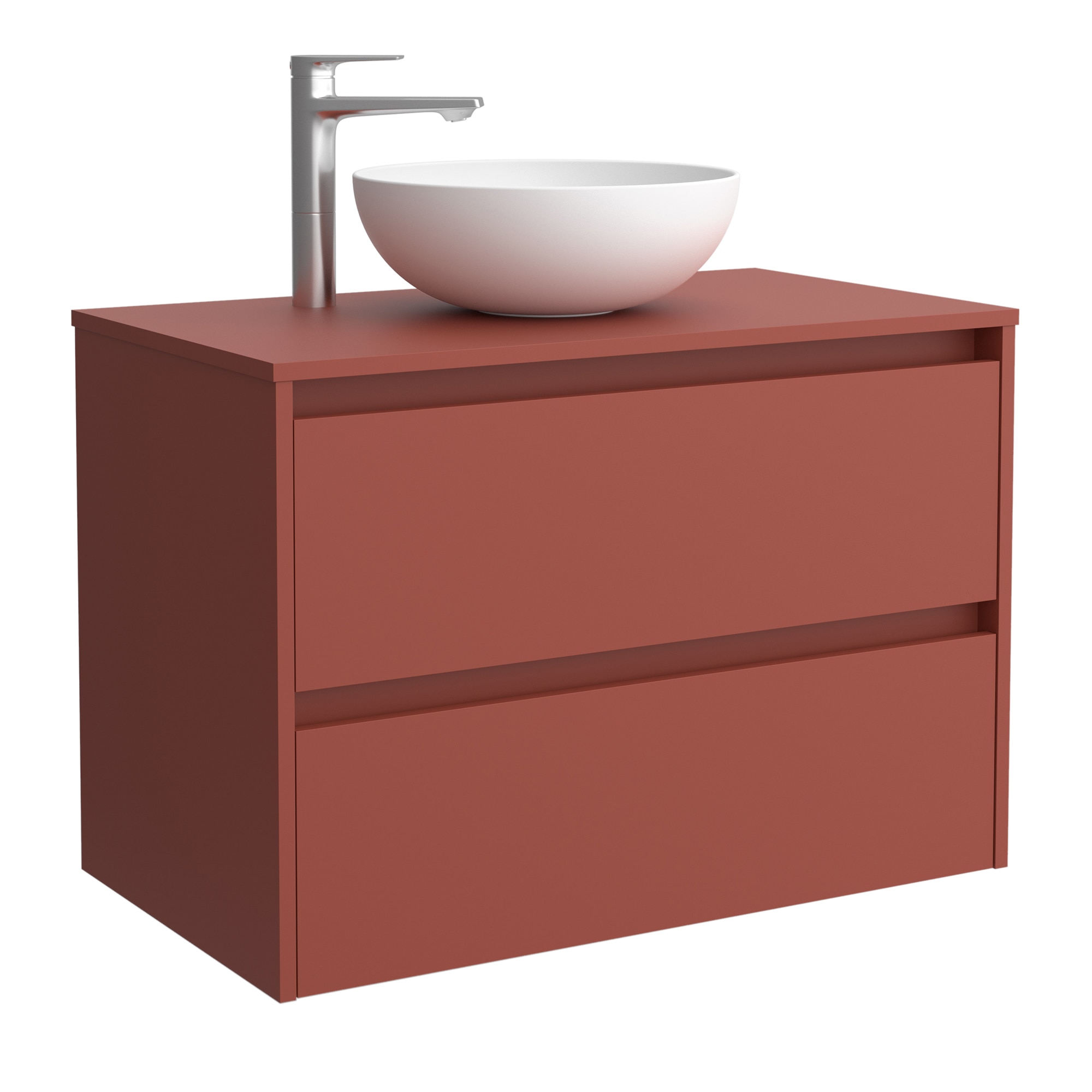 Salgar - Mueble de baño con 2 cajones para lavabo de sobre encimera Noja Salgar.