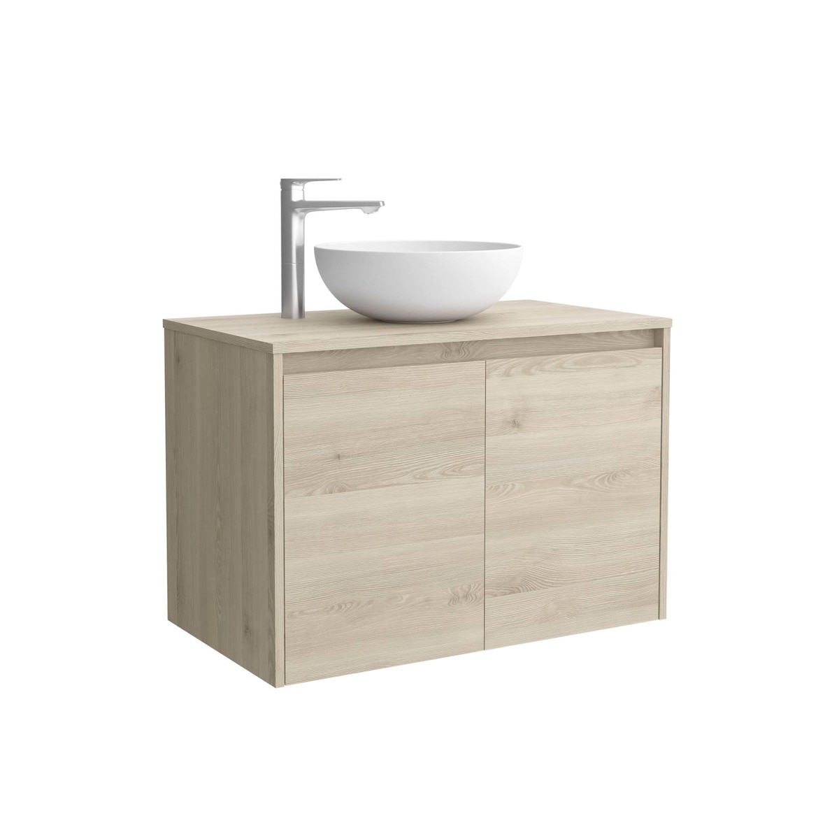 Salgar - Mueble de baño con 2 puertas para lavabo de sobre encimera Noja Salgar.