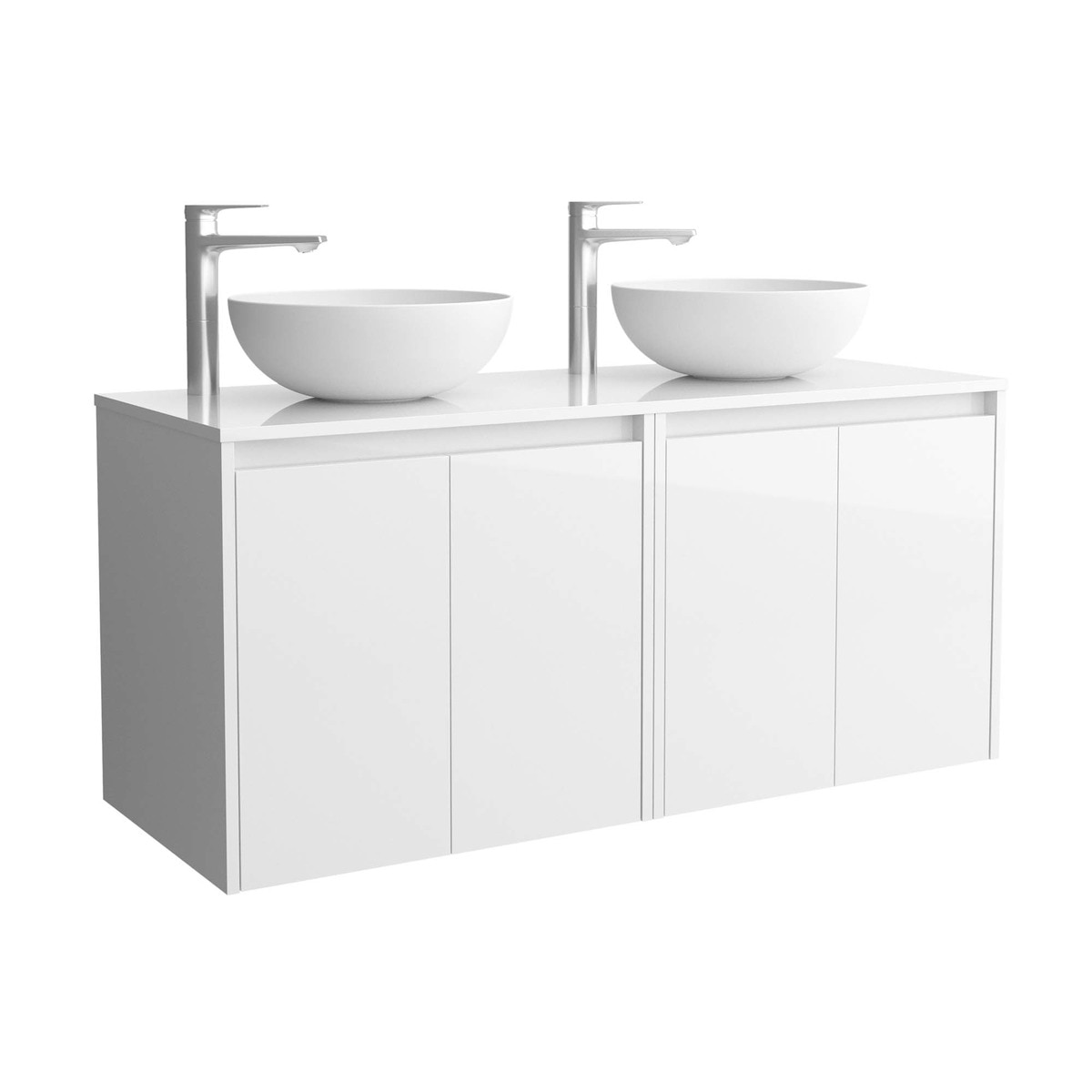 Salgar - Mueble de baño con 4 puertas para lavabo de sobre encimera Noja Salgar.