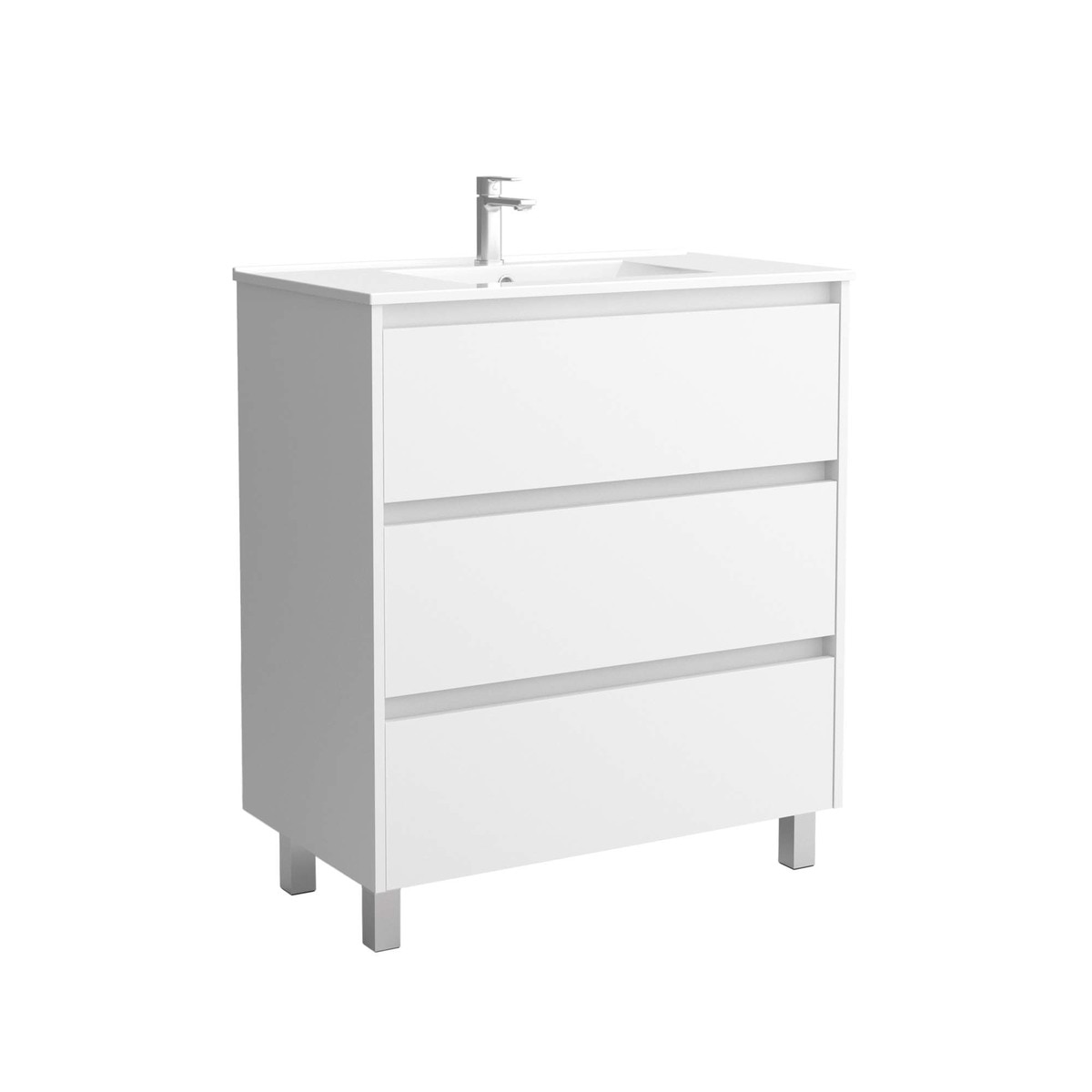 Salgar - Mueble de baño con 3 cajones y patas Noja Salgar.