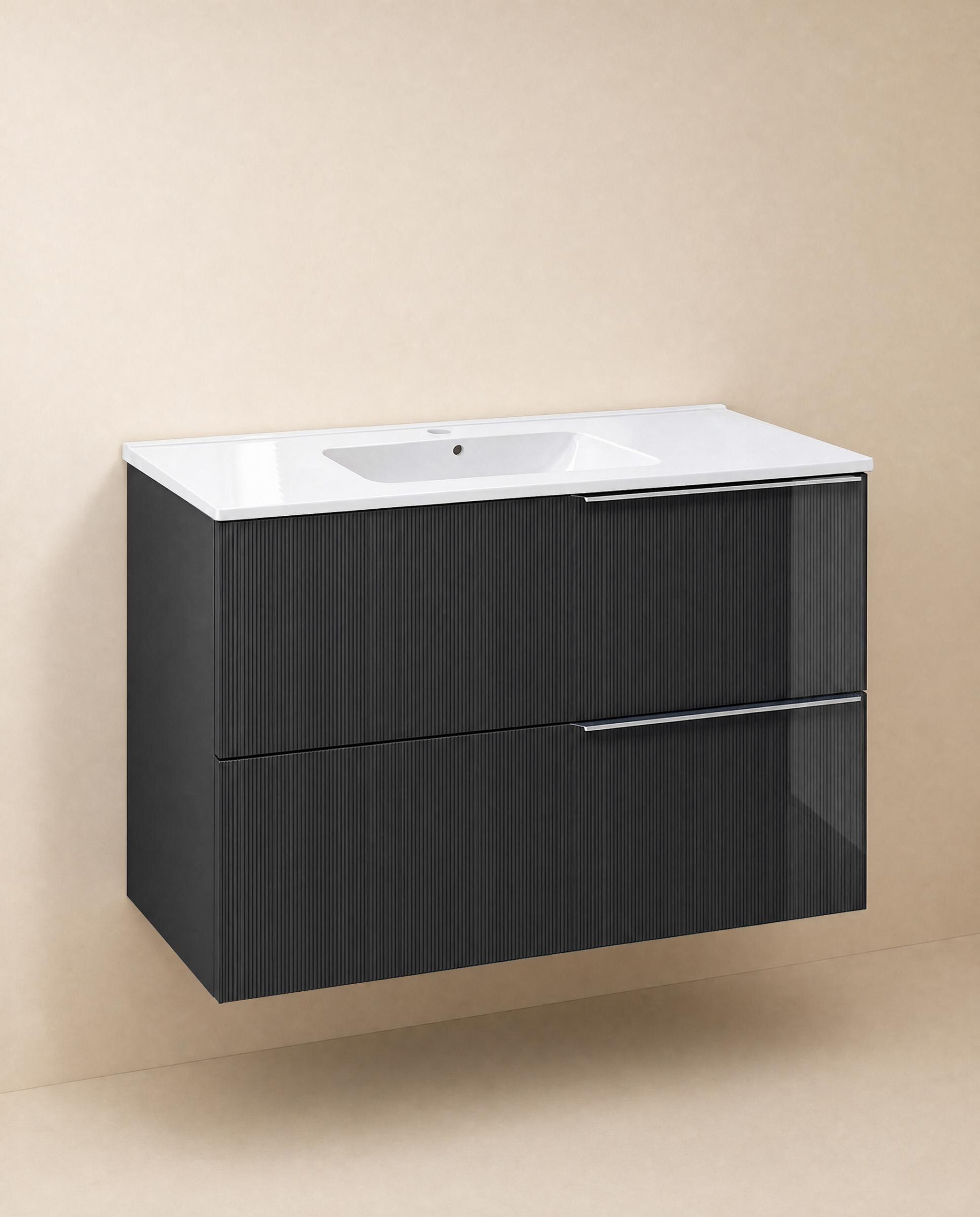 Imagen 0 de Mueble Compacto Suspendido de 100cm. Cosmic Negro