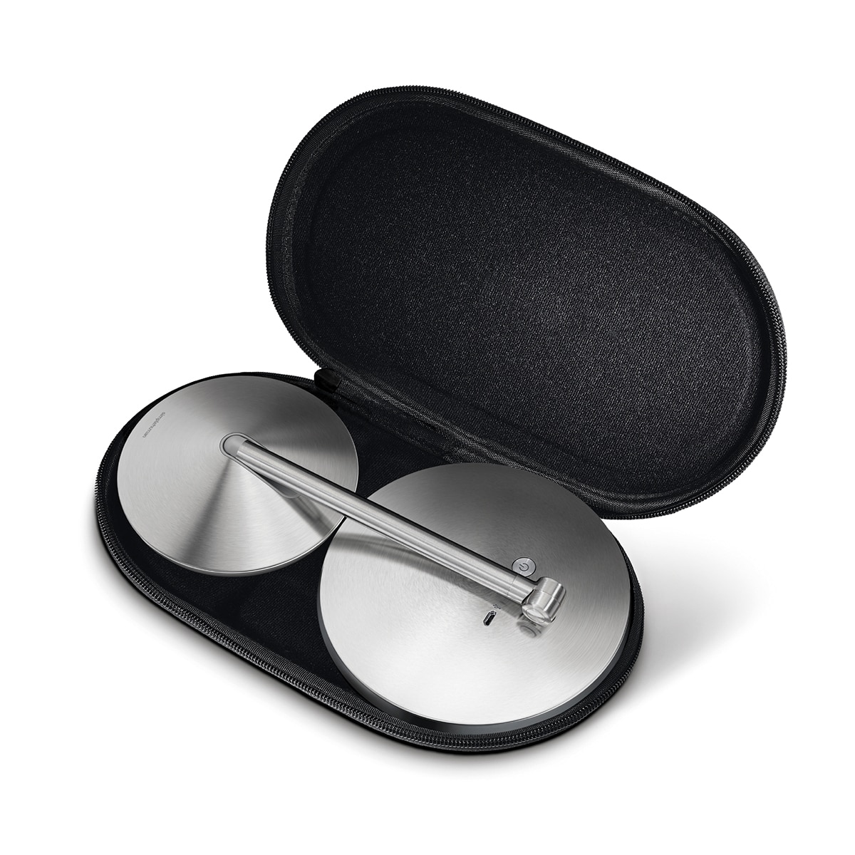 Espelho de aumento com sensor e estojo de viagem Simplehuman Aço fosco-6