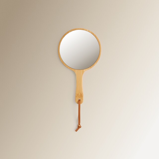 Imagen 0 de Espejo cosmético de mano de bambú Kida El Corte Inglés