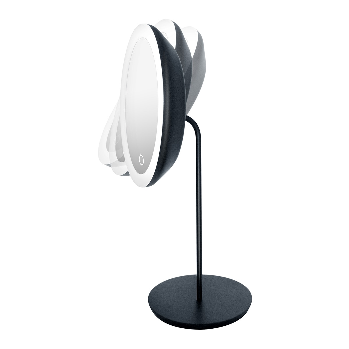 Espelho Cosmético de Mesa com Luz e Aumento x7 Octavia Preto-4