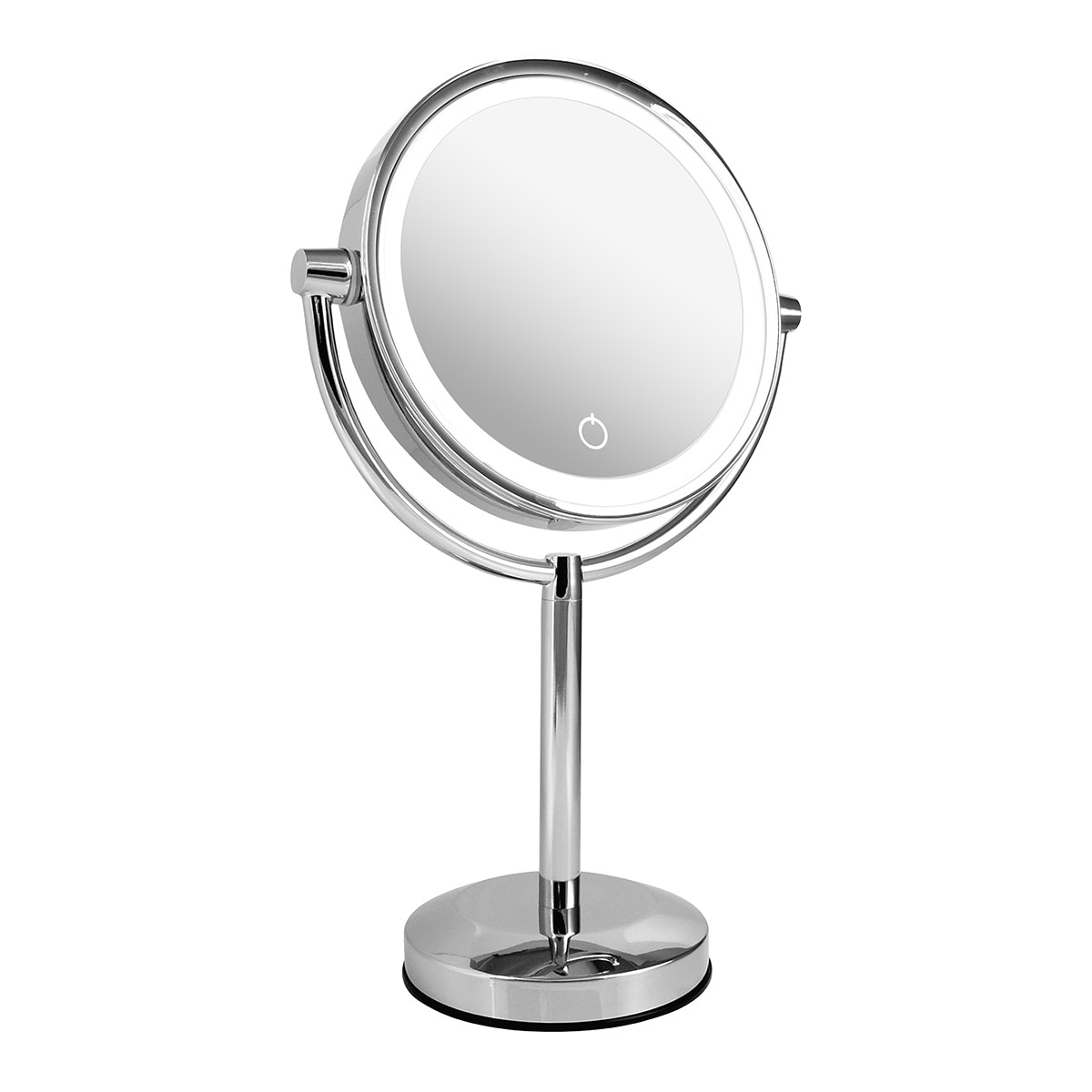 Imagem 0 de Espelho Cosmético de Mesa com Luz e Aumento x1 e x7 Aquiles